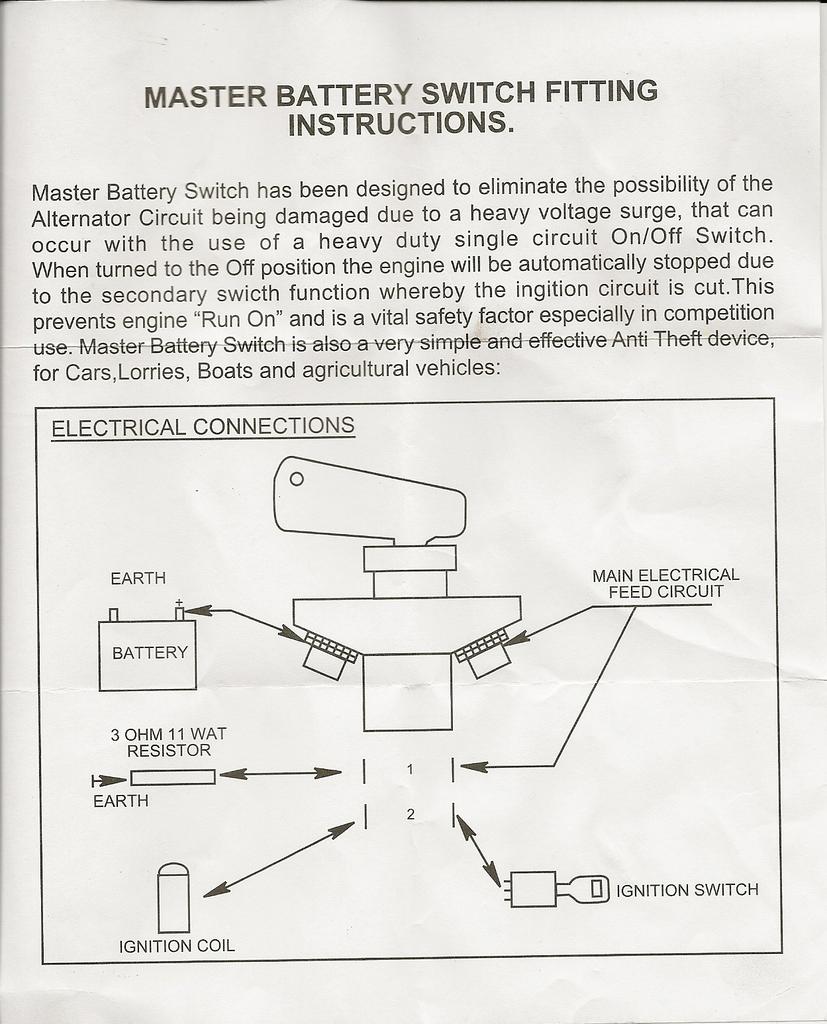 Ignition Kill Switch Wiring Diagram from rennlist.com