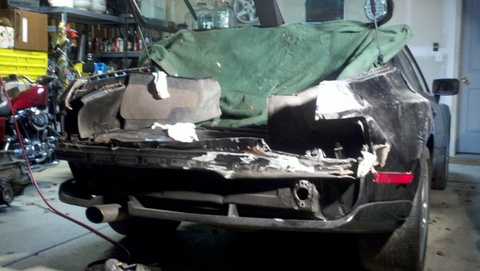 Image result for porsche 944 rear end crash