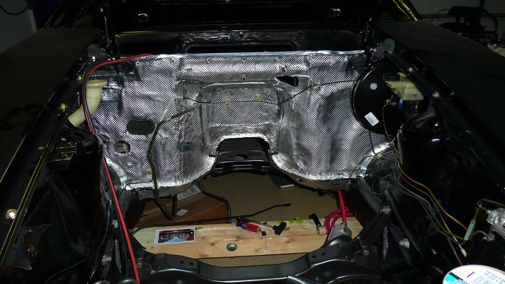 engine bay insulation material