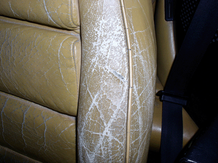 Cracks in leather/ette seat
