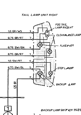 87 Taillight cluster socket repaired - Rennlist - Porsche ... vw tail light diagram 
