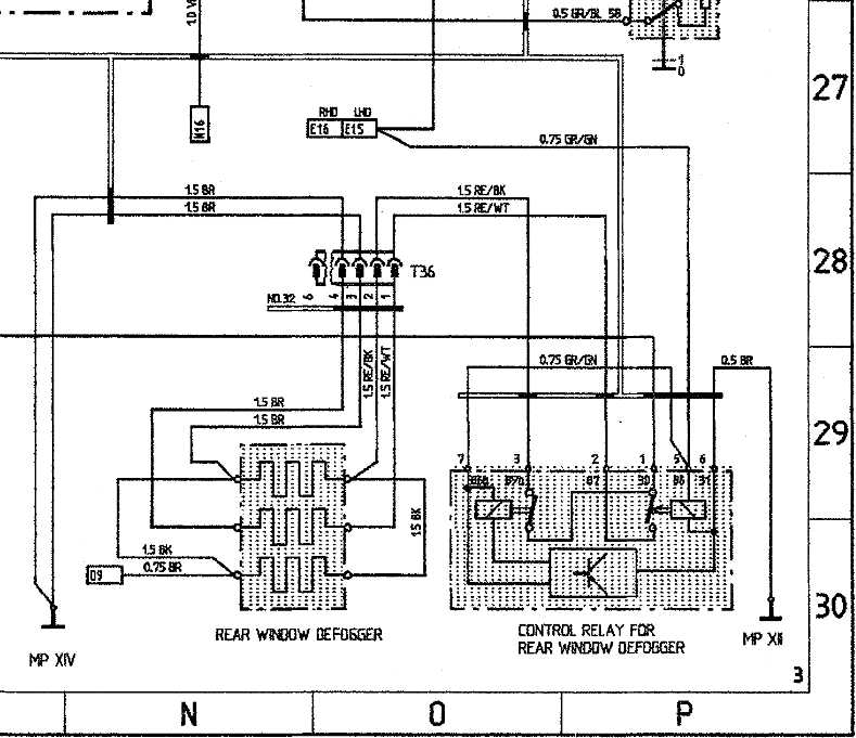 [DIAGRAM] Peugeot 206 Wiring Diagrams Rear Windows Heated Window ...