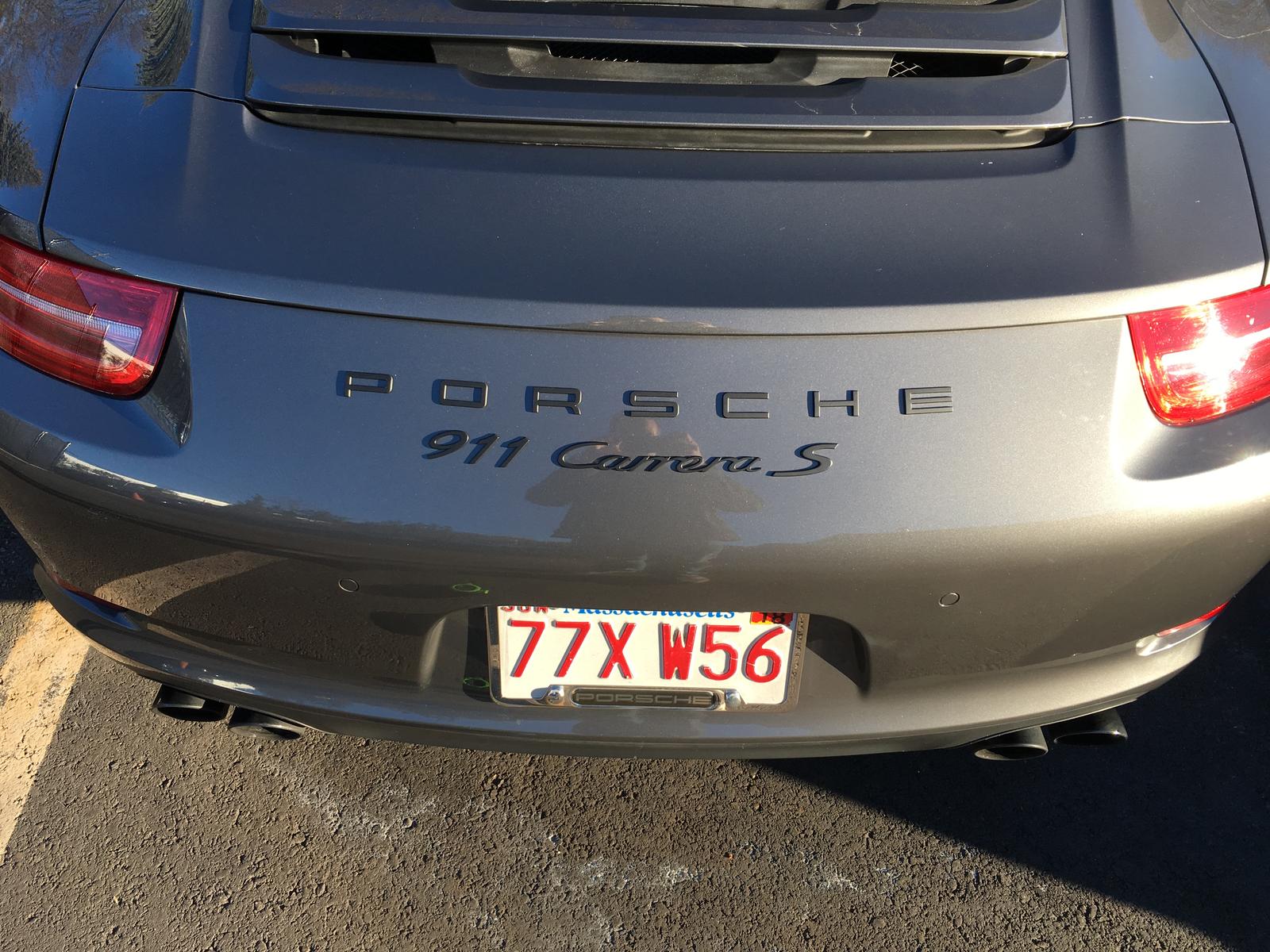 Replaced Rear Emblems on My  S - Rennlist - Porsche Discussion Forums