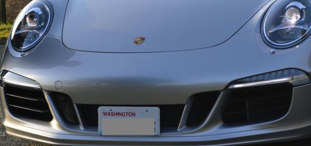 Front license plate mounts