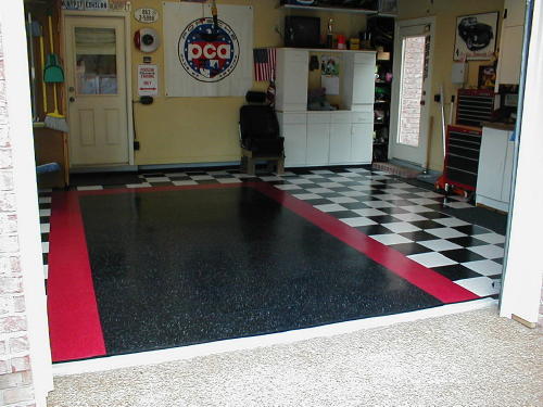 garage tiles floor motofloor vinyl tile vct costco again composite flooring would rennlist forums modular plastic rubber