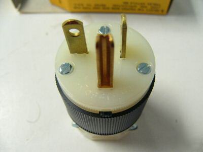 Name:  Hubbell-5466C-250V-20A-nema-6-20P-plug-lot-of-10-ea-picture.jpg
Views: 2210
Size:  11.2 KB