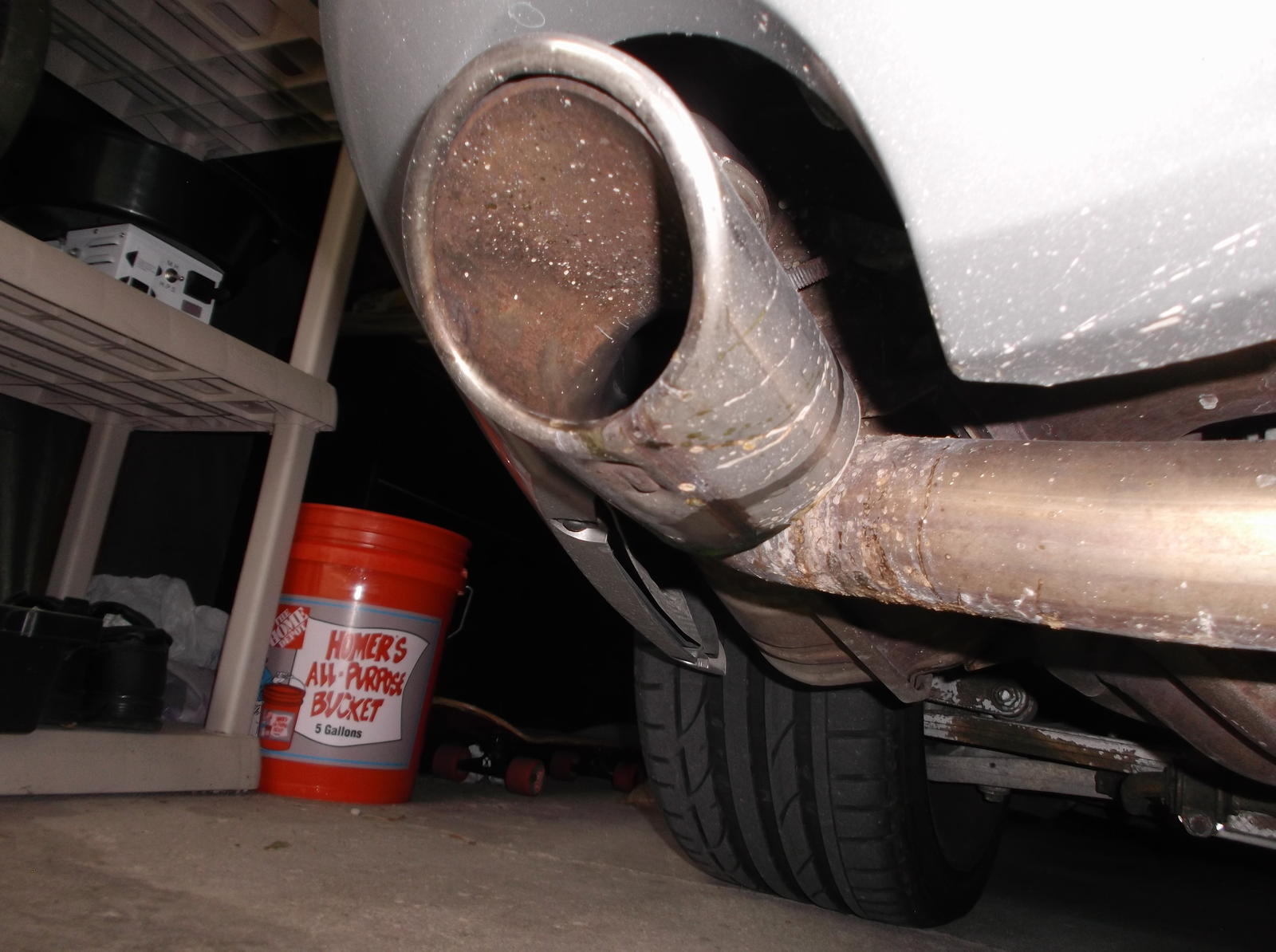 Exhaust: Exhaust In Coolant