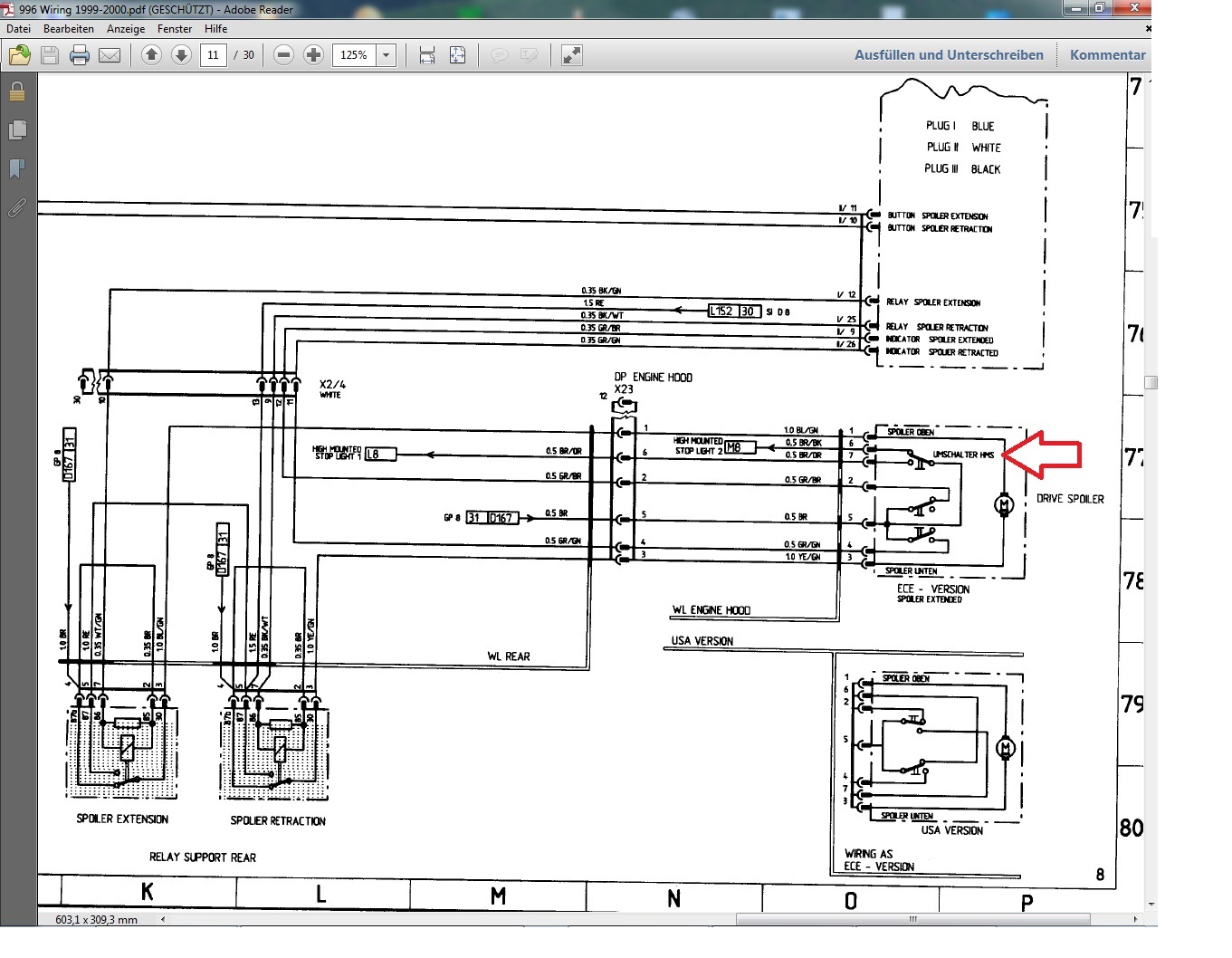 fixed spoiler 99661207051 wiring diagram - Rennlist ... 2005 infiniti g35 horn wiring diagram 