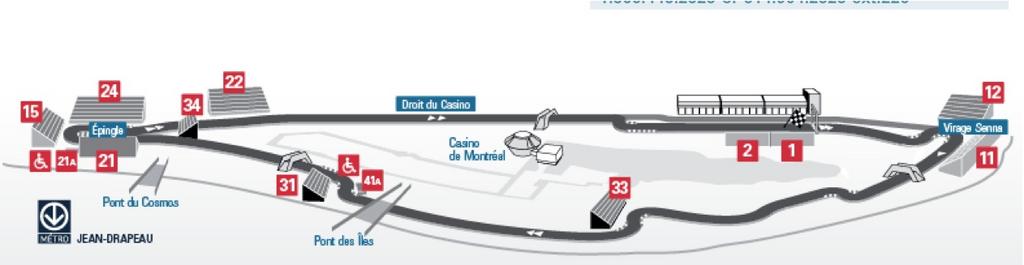 Canadian Grand Prix Seating Chart