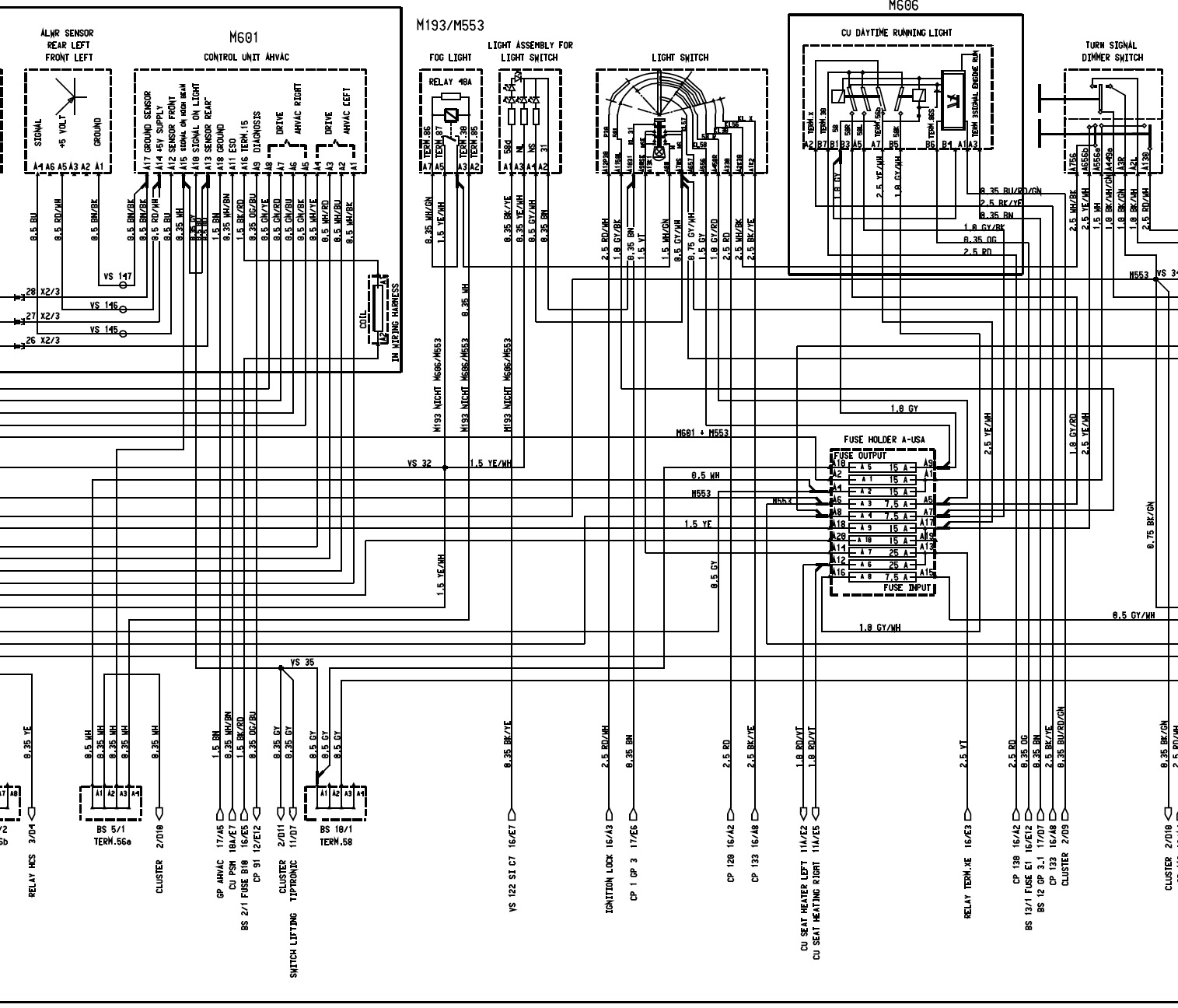 2003 Chevy 3500Hd Headlight Switch Wiring Diagram from rennlist.com