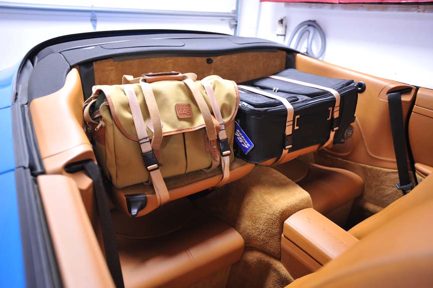 Porsche 997 Bespoke Fitted Luggage: Front storage or interior