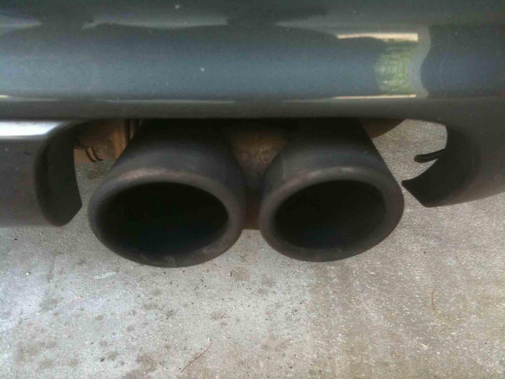 cleaning discolored exhaust tips rennlist porsche discussion forums cleaning discolored exhaust tips