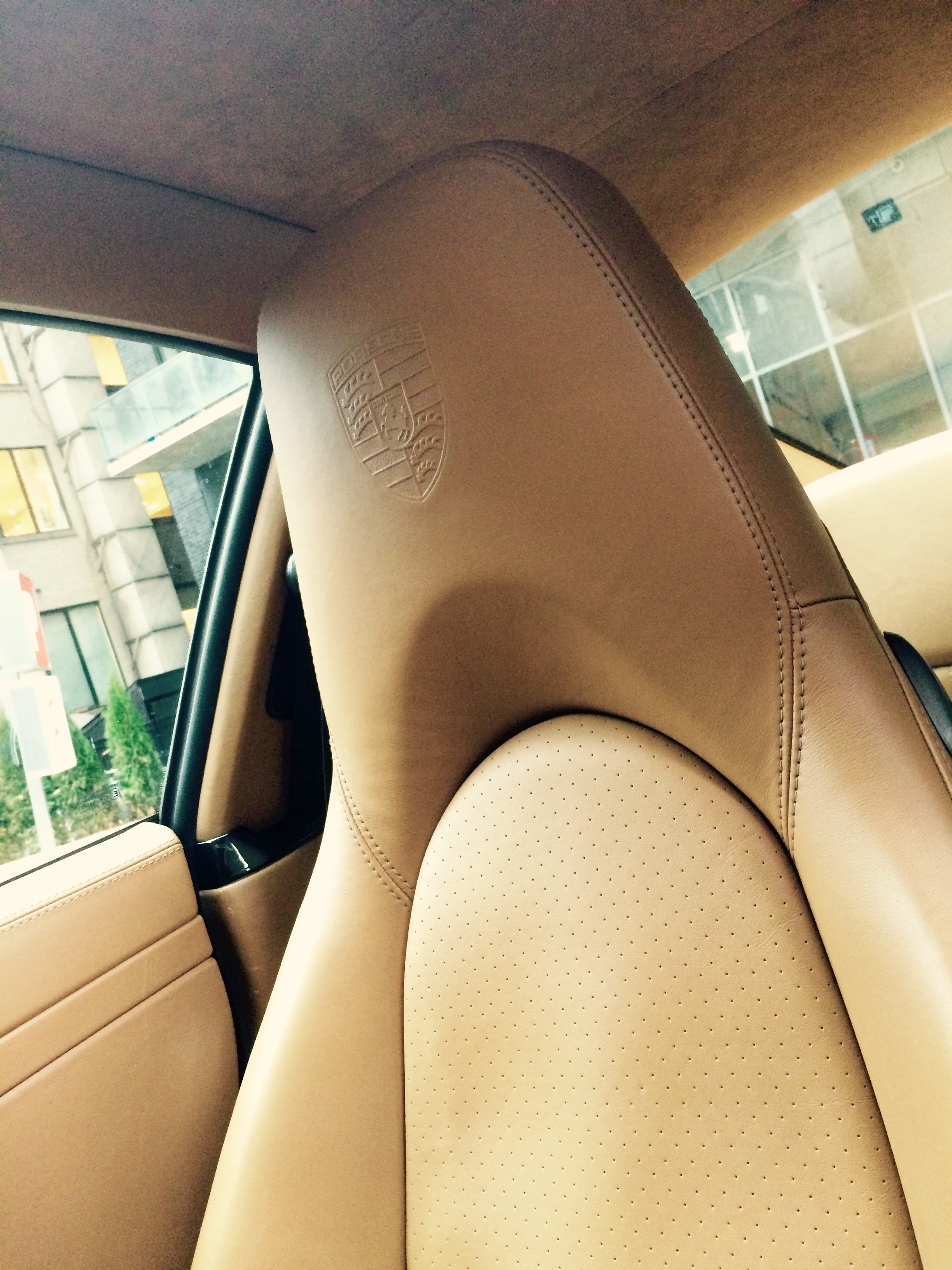Porsche 997/987/Cayman Sand Beige full leather Crest heated SEATS