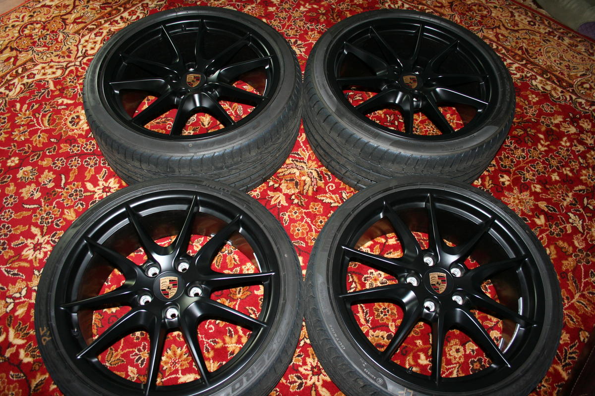 981 Cayman GTS 20" Black Satin Wheels on factory Pirelli PZero - Rennlist -  Porsche Discussion Forums