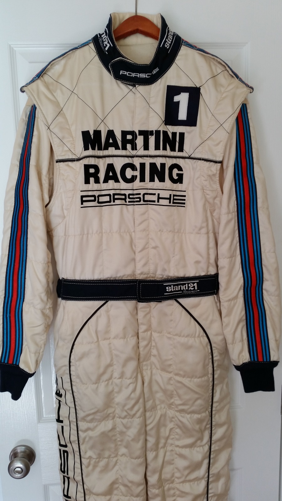 FS: Stand 21 Porsche Motorsport Martini suit - Rennlist - Porsche ...