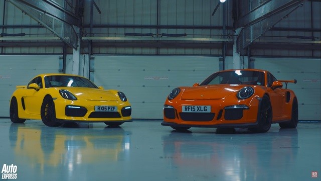 Auto Express Pits 911 GT3 RS Versus Cayman GT4 at Silverstone