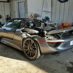Porsche 918 Spyder Winds Up in Salvage Auction After Only 92 Miles