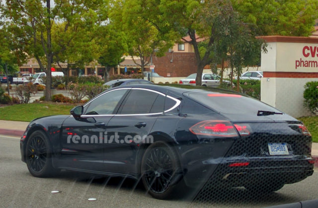New Porsche Panamera Spied on the Streets in California