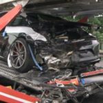 Car-Carrier Rear Ended With 7 Porsche Cayman GT4s Aboard