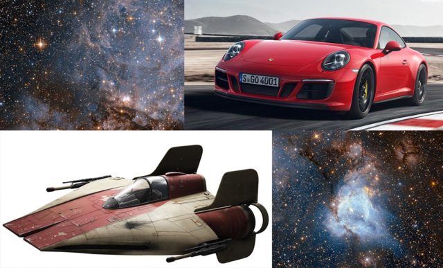 Porsche 911 to ‘Star Wars’ A-Wing