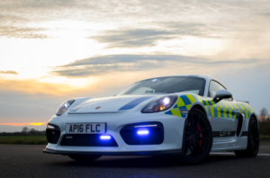 Cayman GT4 Police Car Aims to Help Young Drivers