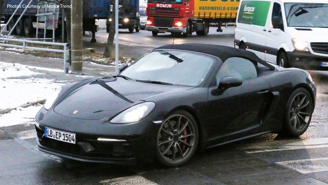 Daily Slideshow: Spied! Porsche 718 Boxster Spyder Spotted Testing