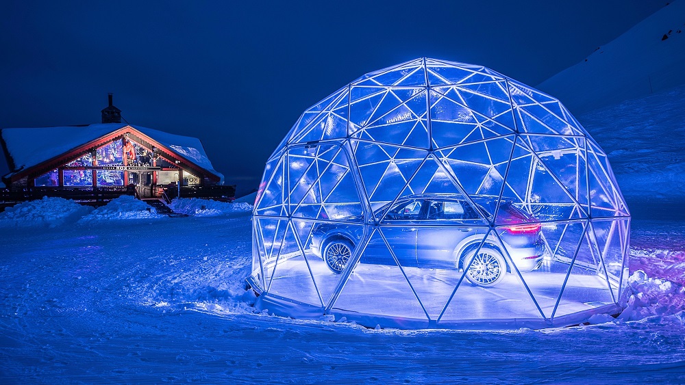 Highest Porsche Pop-up Store Lands in the French Alps