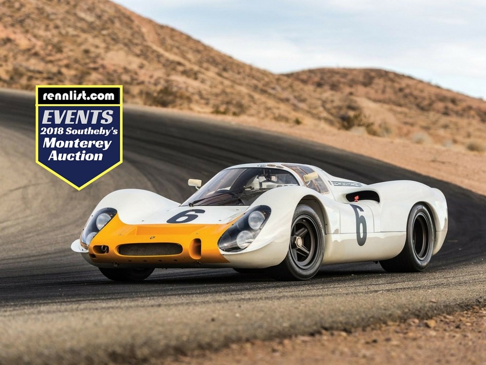 Rare ’68 Porsche 908 Works Short-Tail Featured at Monterey Auction