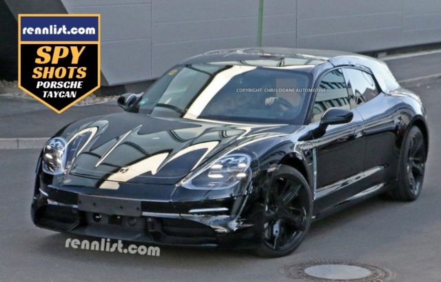 Porsche Taycan Sport Turismo Spied Looking Production Ready