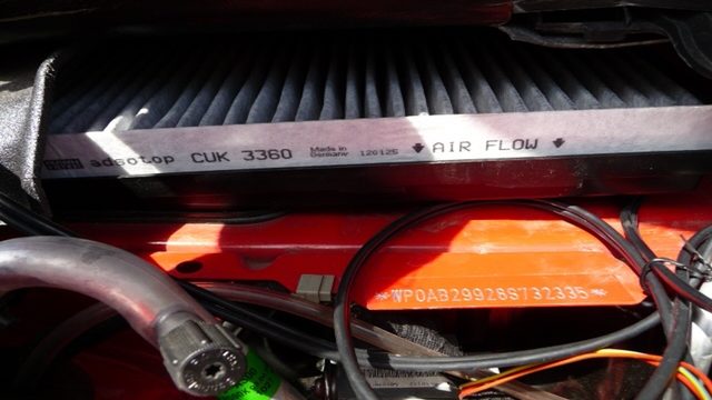 Porsche 997: How to Replace Cabin Air Filter