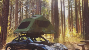 Porsche 996 road tripping + camping