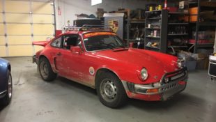 Hit the Road and the Dirt with a Red 911SC Rally Car