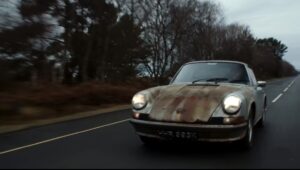 1970s 911S Targa is Nice and Rusty On the Road
