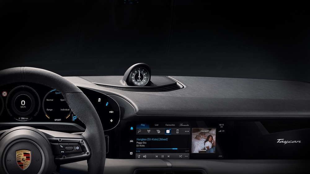 Porsche Taycan will have First-ever Full Integration of Apple Music