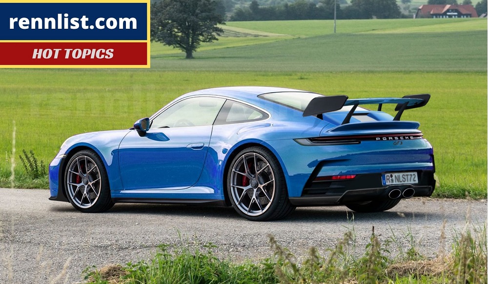 photo of Porsche 992 GT3 from Super Bowl Ad Recreated in High Resolution image