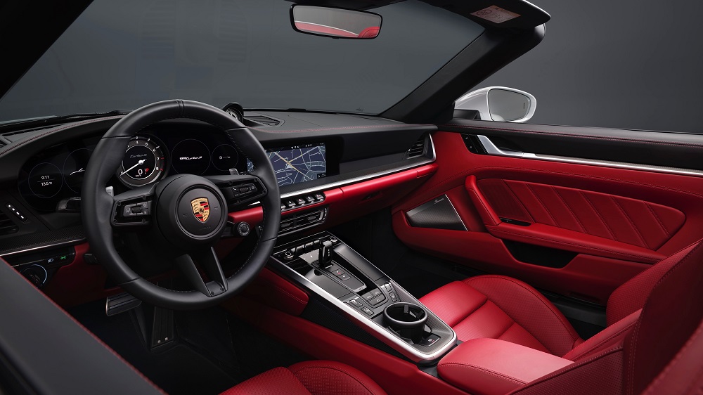 Interior of the new 911 Turbo S Cabriolet