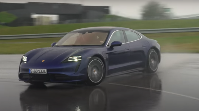 Turns Out, Porsche’s Taycan Can Definitely Drift