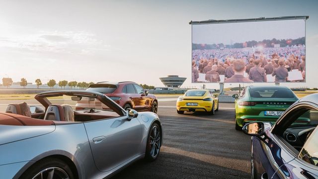 Porsche & Audi Hosting Drive-In Movies in Germany