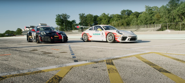 Porsche 911 GT2 RS Clubsport vs 991.2 GT3 Cup Road America