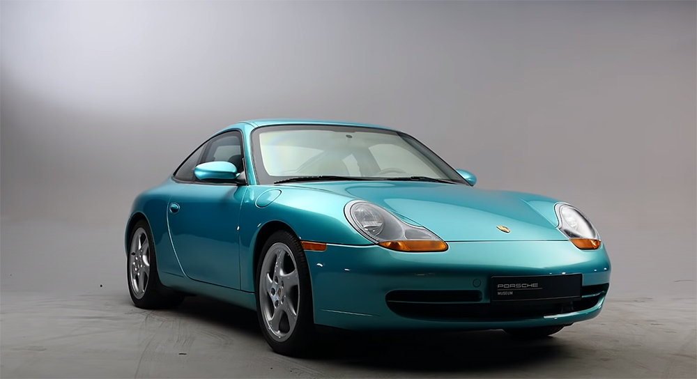 photo of Turquoise 996 In Porsche Museum Might Be the Safest 911 Ever Built image