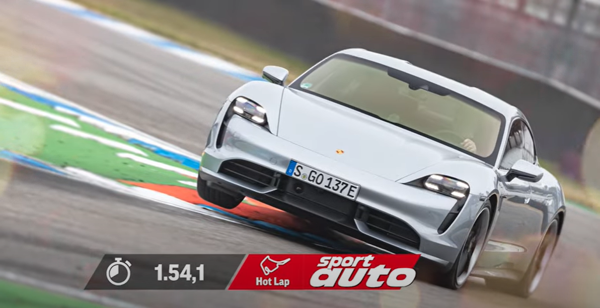 photo of Porsche Taycan Turbo Laps Hockenheim GP Circuit Faster Than GT500 image