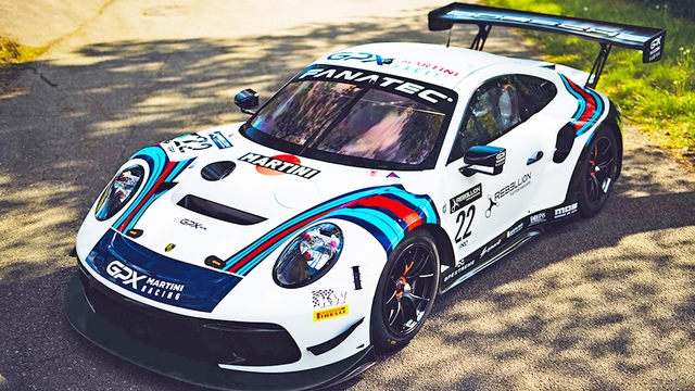 GPX Racing’s 911 GT3R Gets Unveiled with Martini Homage Livery