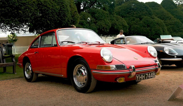 1963 Porsche 901 on displayConcours D'Elegance at Hampton Court Palace
