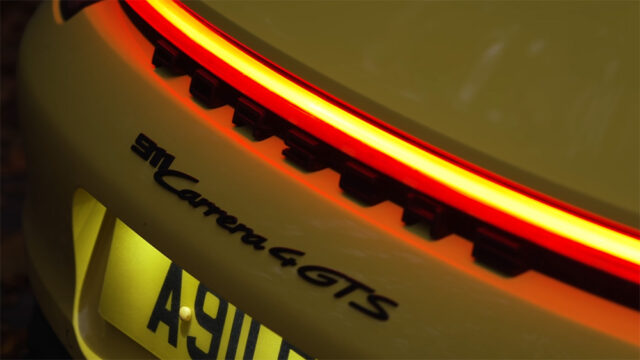 992 Porsche 911 Carrera 4 GTS rear badge tail light