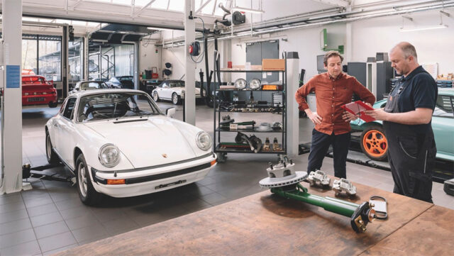 Oliver Mezger restorting Hans Mezger classic Porsche 911