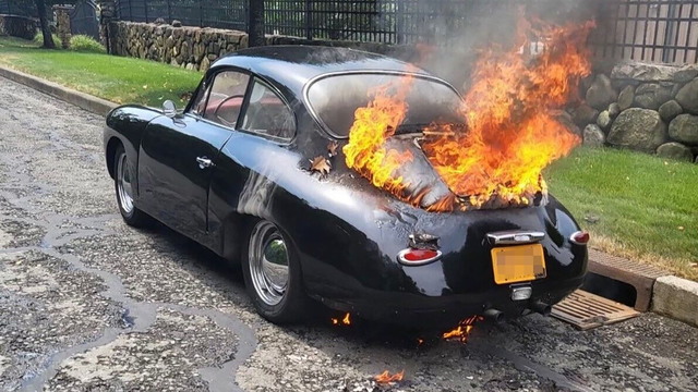 Fire Damaged 1963 Porsche 356 Looking For a New Lease on Life