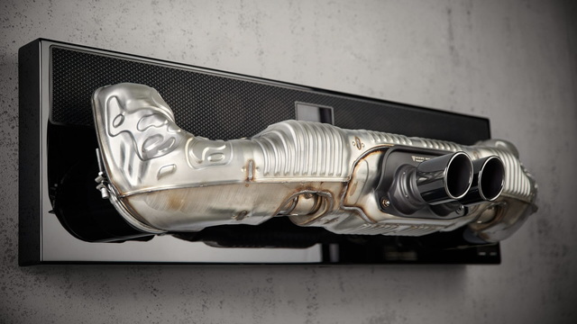 Speaker Made From 911 GT3 Exhaust Is the Coolest Christmas Gift