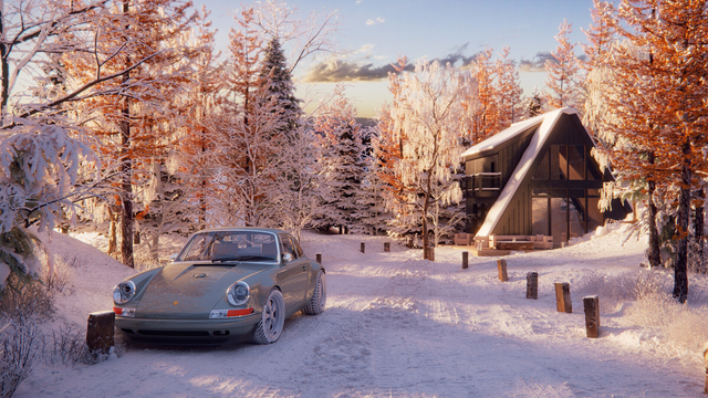 12 Delightful Porsche Wallpapers For The Snowy Season