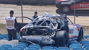 Porsche 911 Cup Crash