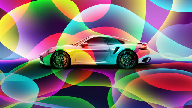 Porsche Celebrates 75 Years With Stunning Color Display